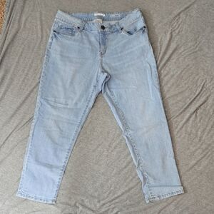 Sonoma Light Blue Denim Capris